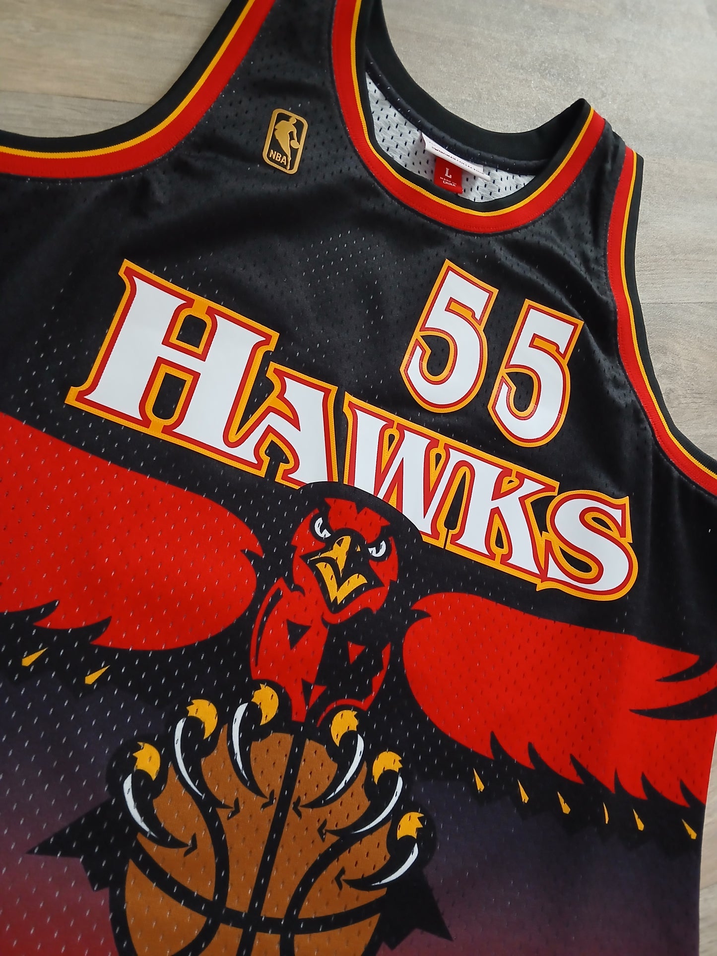 Dikembe Mutombo Atlanta Hawks Jersey Size Large