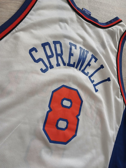 Latrell Sprewell New York Knicks Jersey Size Large