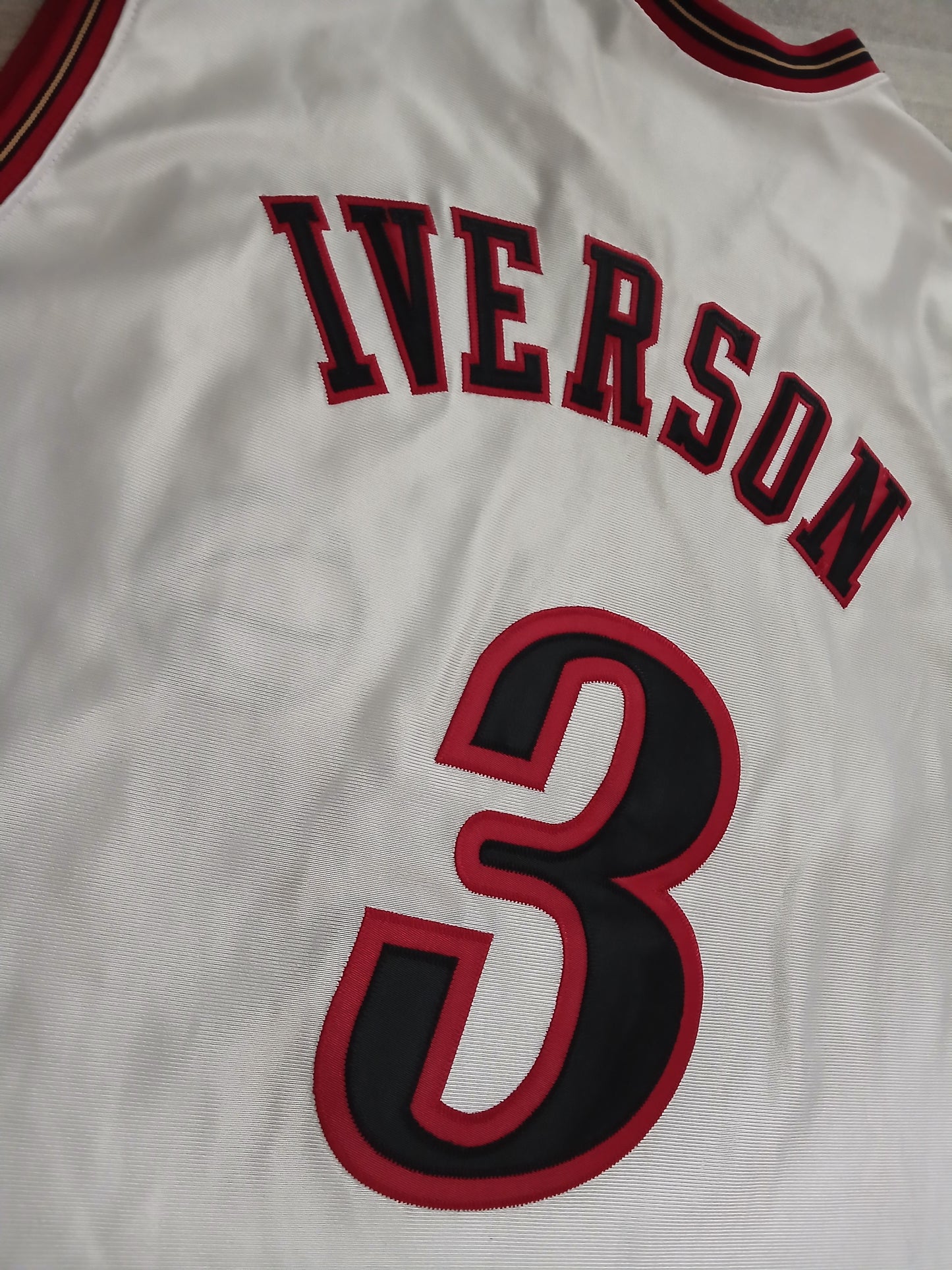Allen Iverson Authentic Philadelphia 76ers Jersey Size XL