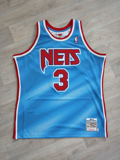 Drazen Petrovic Authentic New Jersey Nets Jersey Size XL
