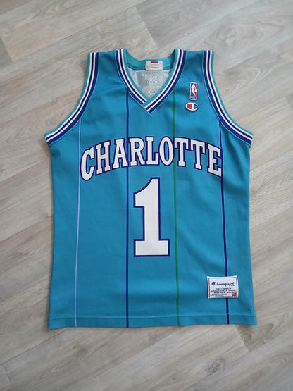 Muggsy Bogues Charlotte Hornets Jersey Size XS