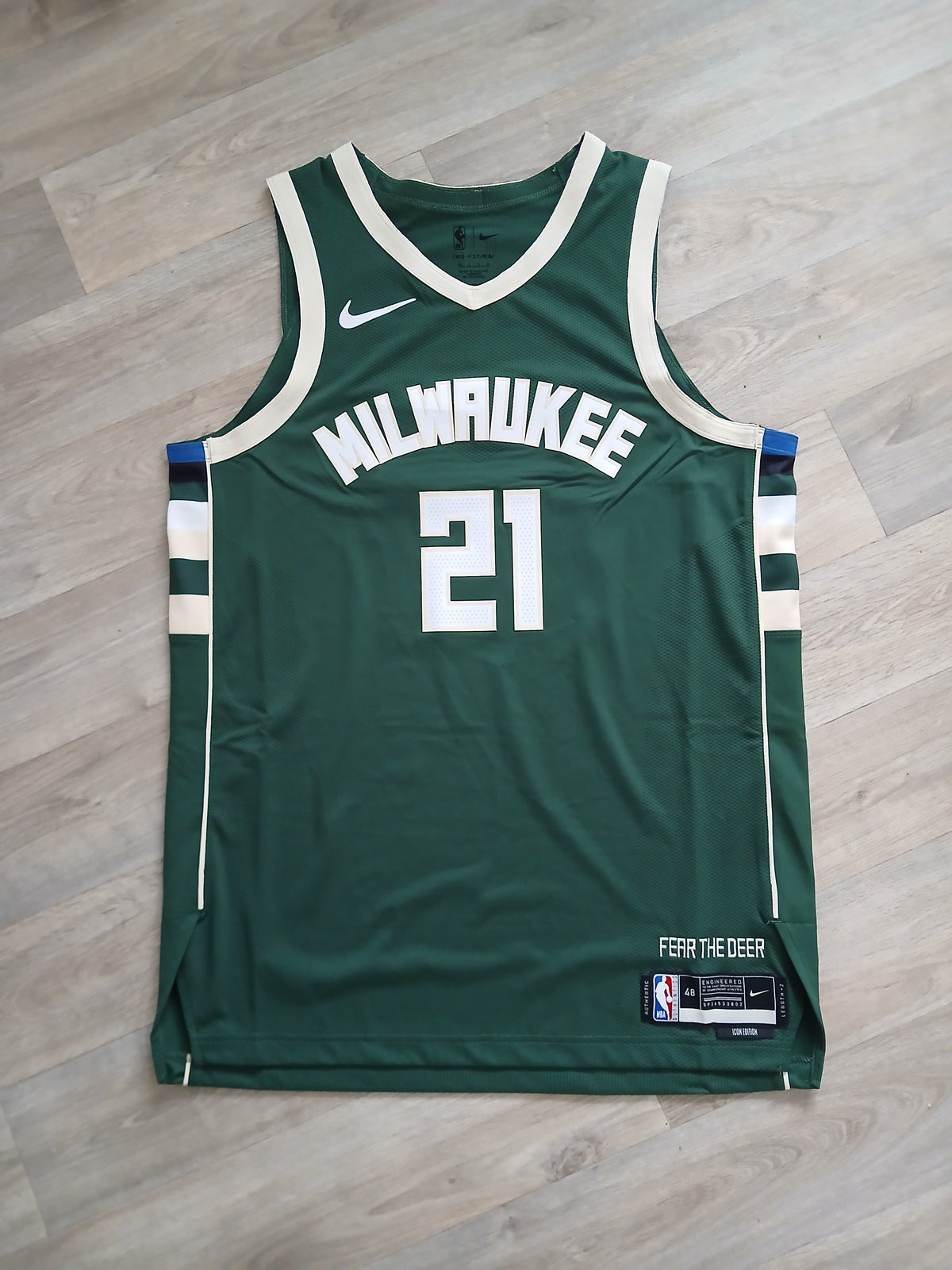 Jrue Holiday Authentic Milwaukee Bucks Jersey Size Large
