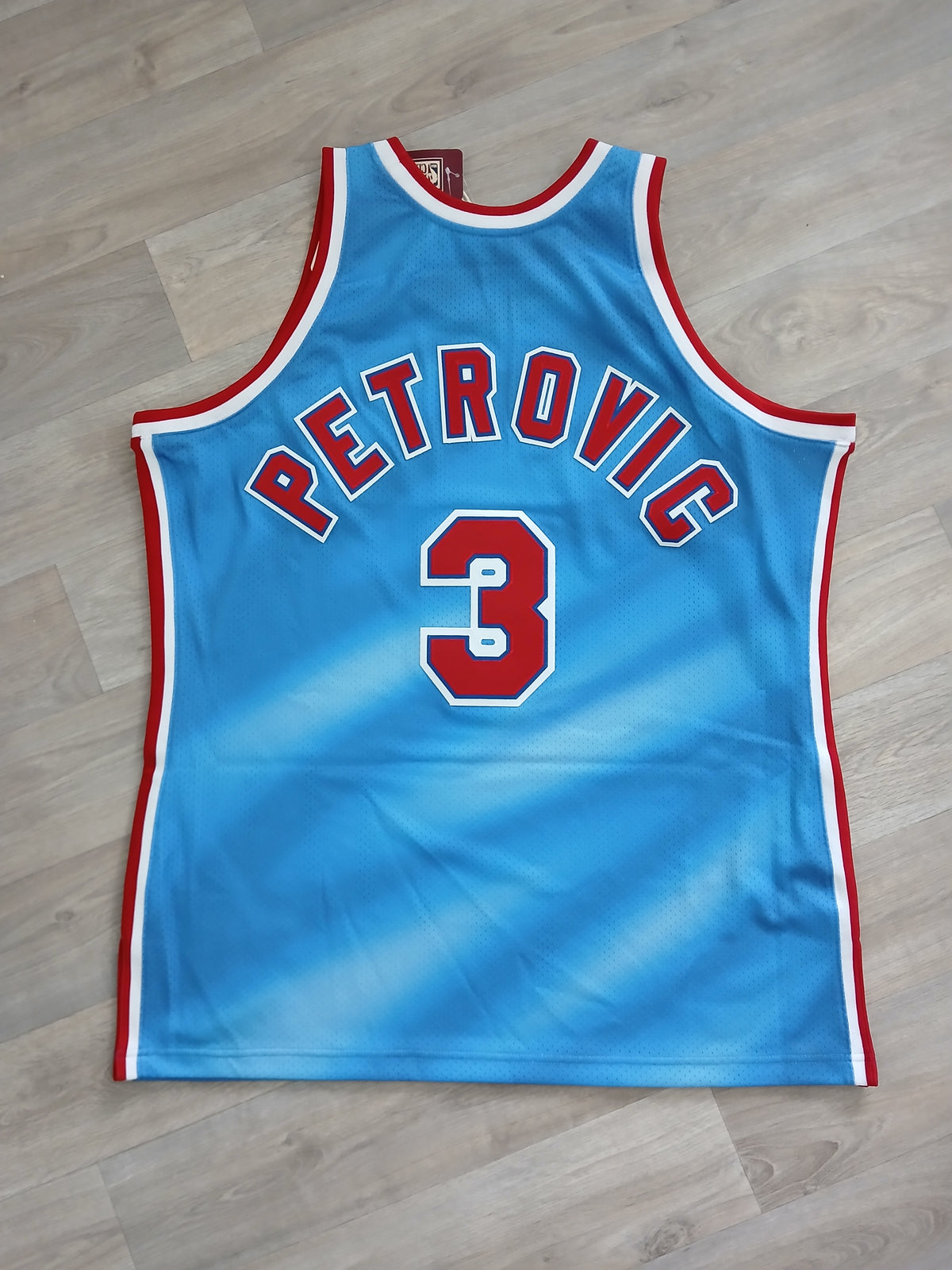 Drazen Petrovic Authentic New Jersey Nets Jersey Size XL