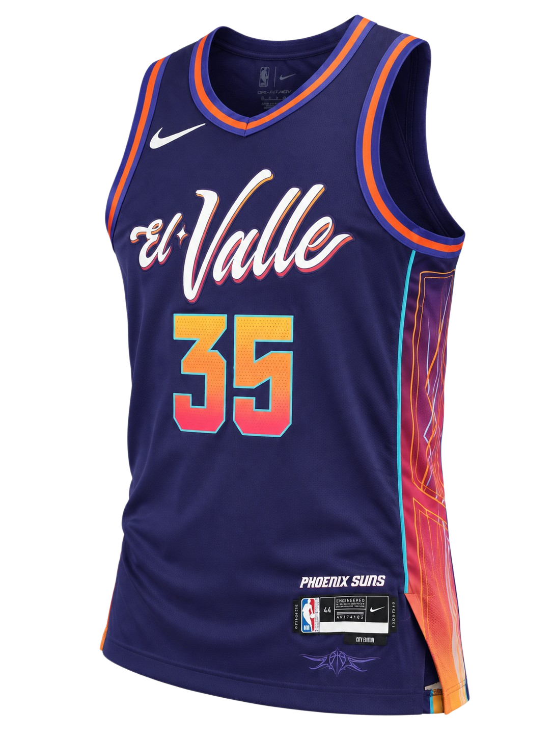 Kevin Durant Authentic Phoenix Suns Jersey Size Medium