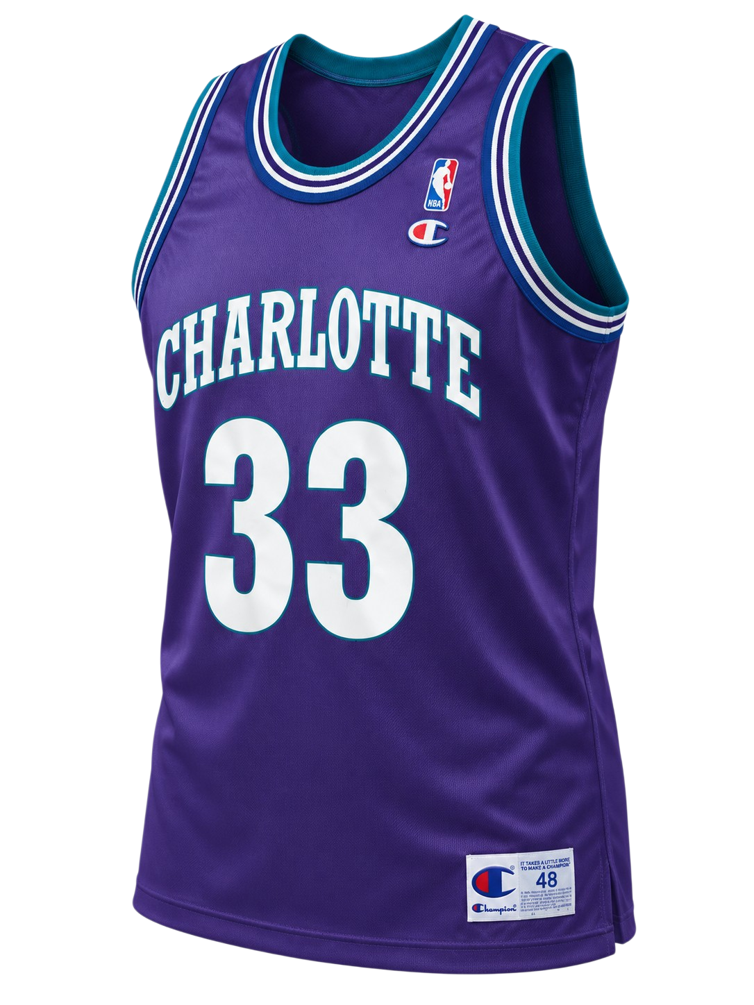 Alonzo Mourning Charlotte Hornets Jersey Size XL