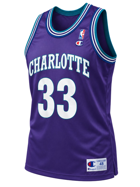 Alonzo Mourning Charlotte Hornets Jersey Size XL