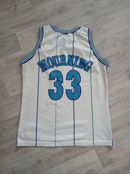 Alonzo Mourning Charlotte Hornets Jersey Size XL