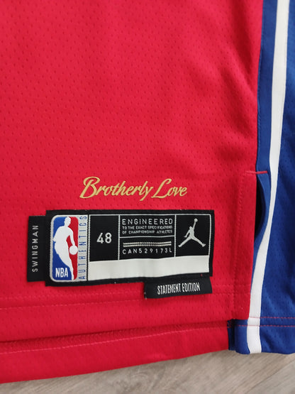 Tyrese Maxey Philadelphia 76ers Jersey Size Large
