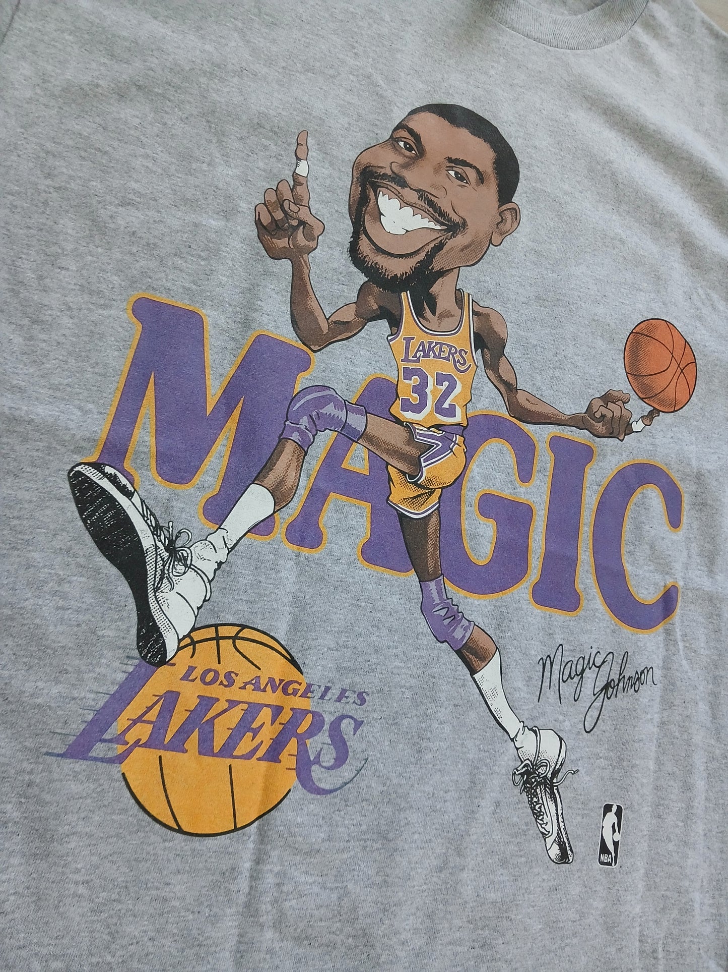 Magic Johnson Los Angeles Lakers T-Shirt Size Medium