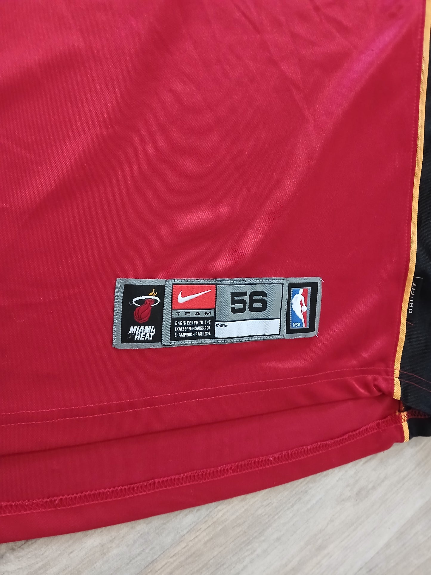 Lamar Odom Authentic Miami Heat Jersey Size 3XL