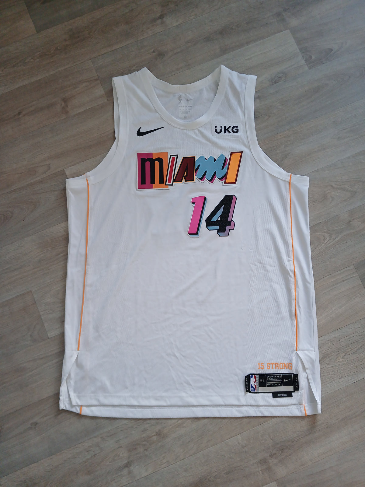 Tyler Herro Authentic Miami Heat Jersey Size XL