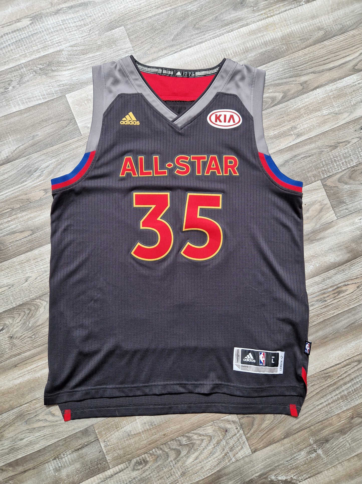 Kevin Durant NBA All Star 2017 Jersey Size Large