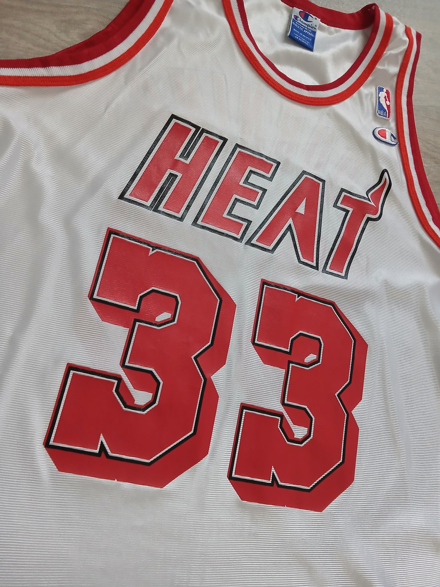 Alonzo Mourning Miami Heat Jersey Size Large