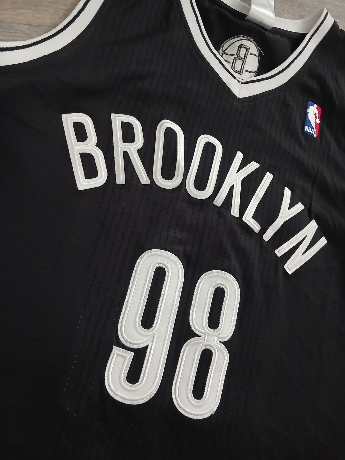 Jason Collins Authentic Brooklyn Nets Jersey Size XL
