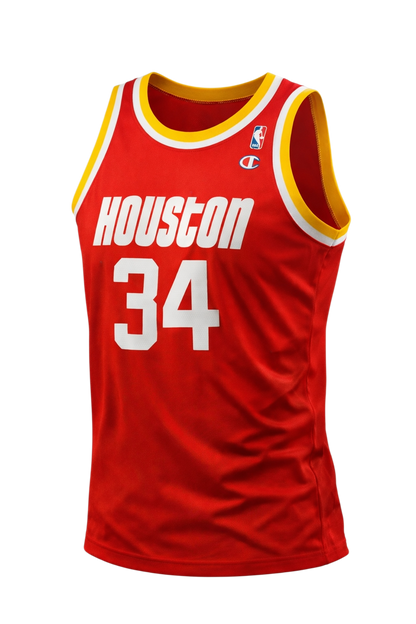 Haleem Olajuwon Houston Rockets Jersey Size Large