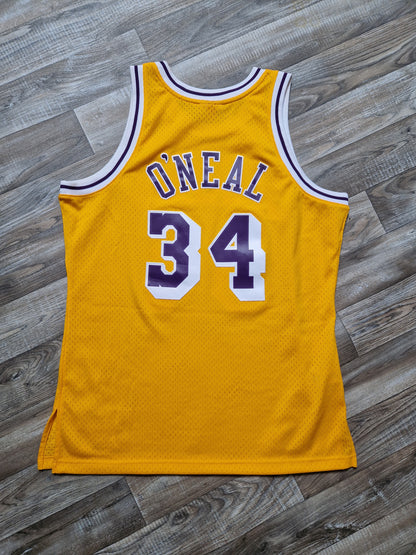 Shaquille O'Neal First Generation Los Angeles Lakers Jersey Size Large