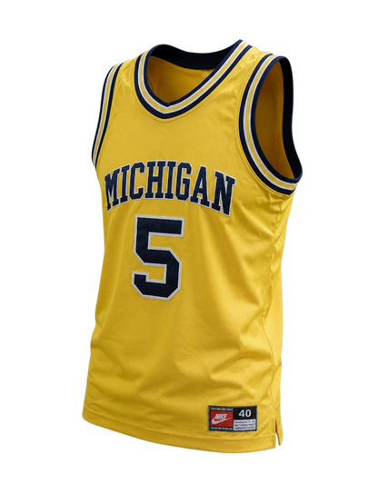 Jalen Rose Authentic Michigan Wolverines Jersey Size Medium