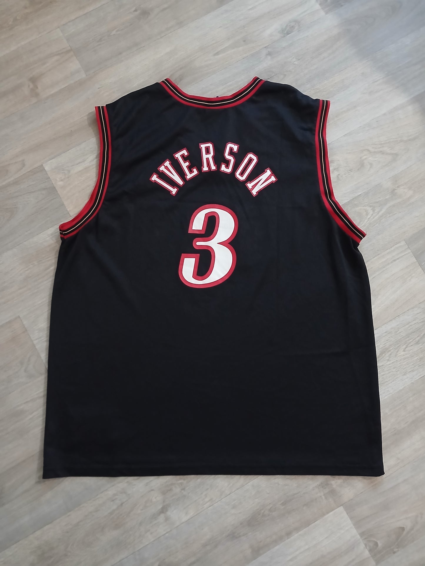 Allen Iverson Philadelphia 76ers Jersey Size Large