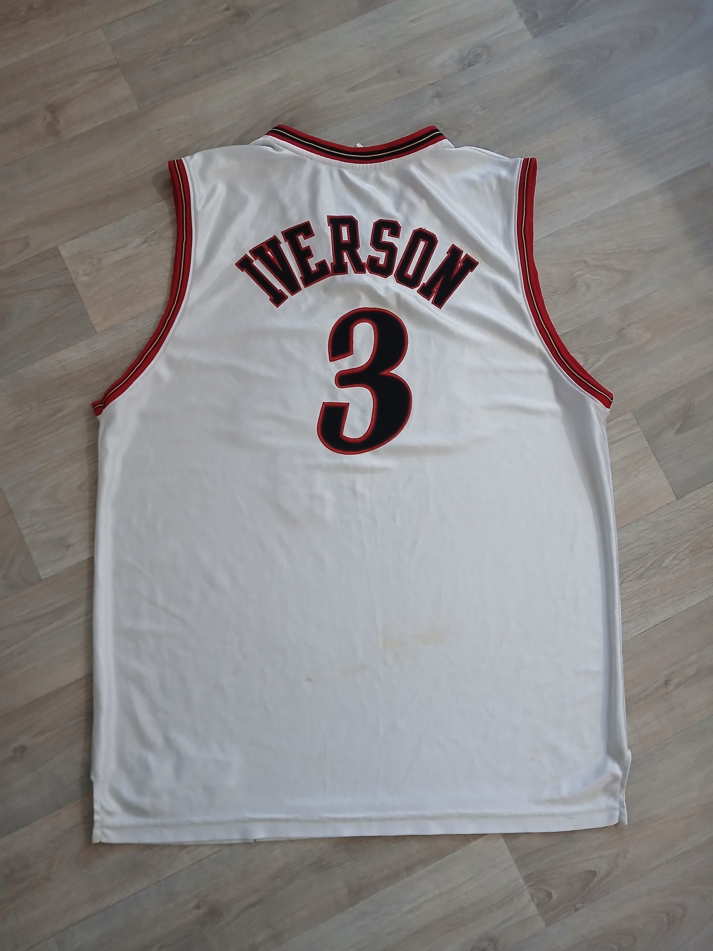 Allen Iverson Authentic Philadelphia 76ers Jersey Size XL