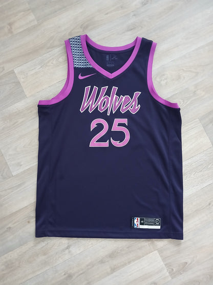 Derrick Rose Minnesota Timberwolves Jersey Size Large