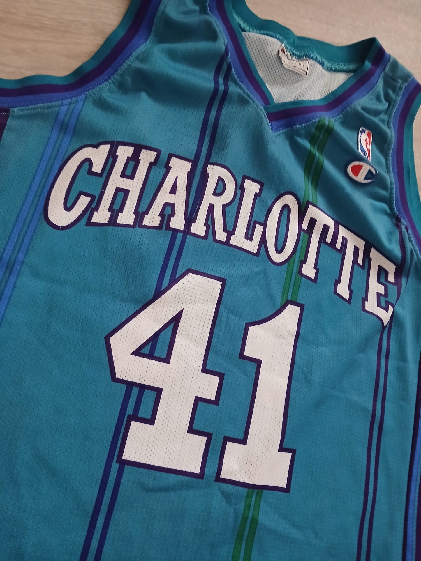Glen Rice Charlotte Hornets Jersey Size Medium