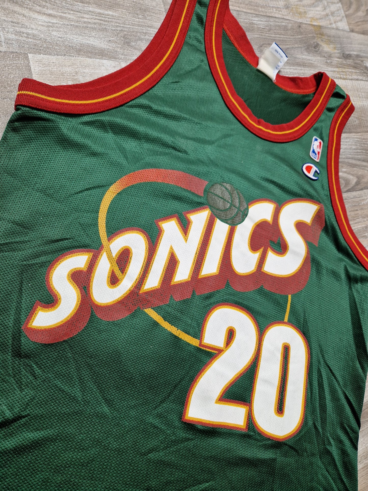 Gary Payton Seattle Supersonics Jersey Size Large