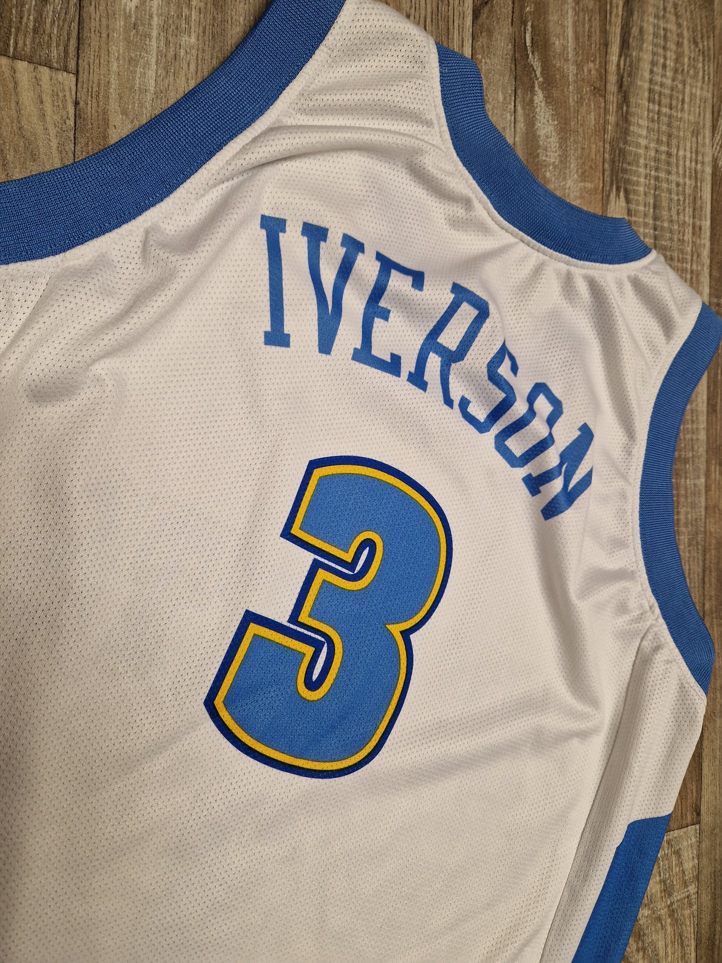 Allen Iverson Denver Nuggets Jersey Size Medium