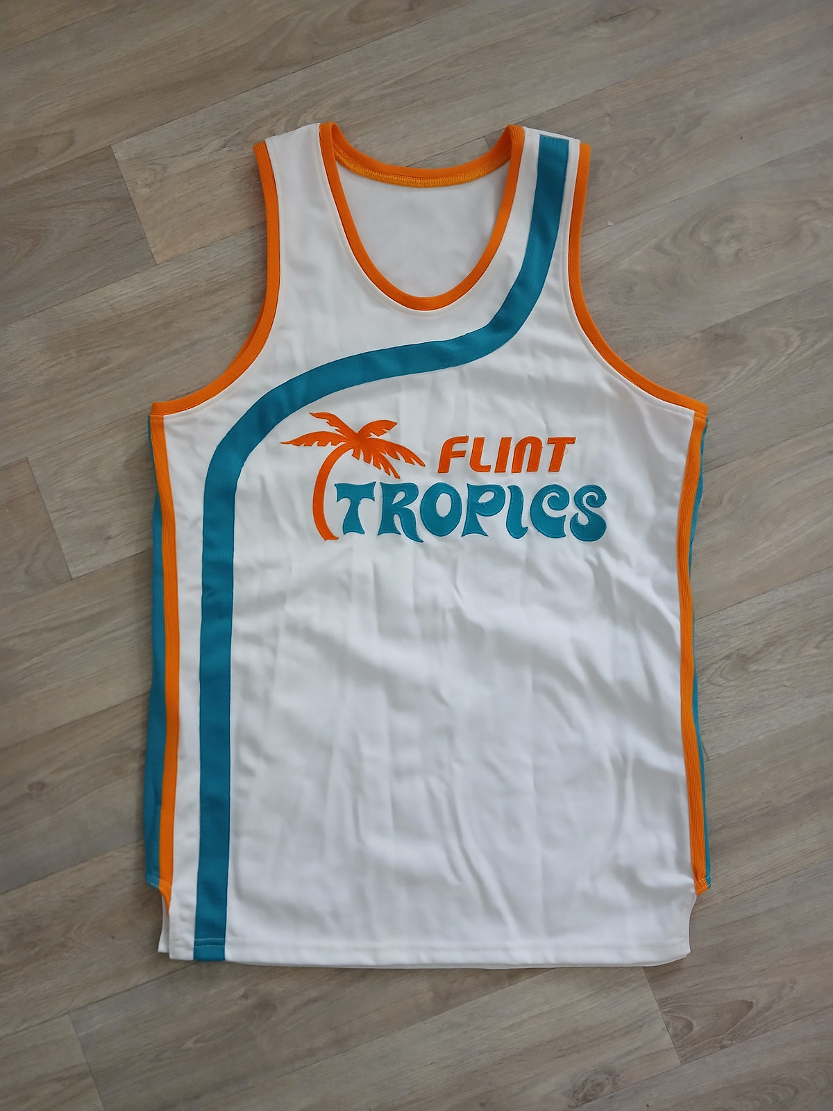 Blank Flint Tropics Semi-Pro Authentic Jersey Size Large