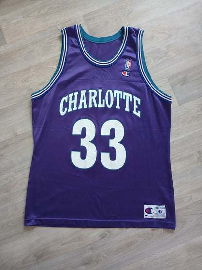 Alonzo Mourning Charlotte Hornets Jersey Size XL