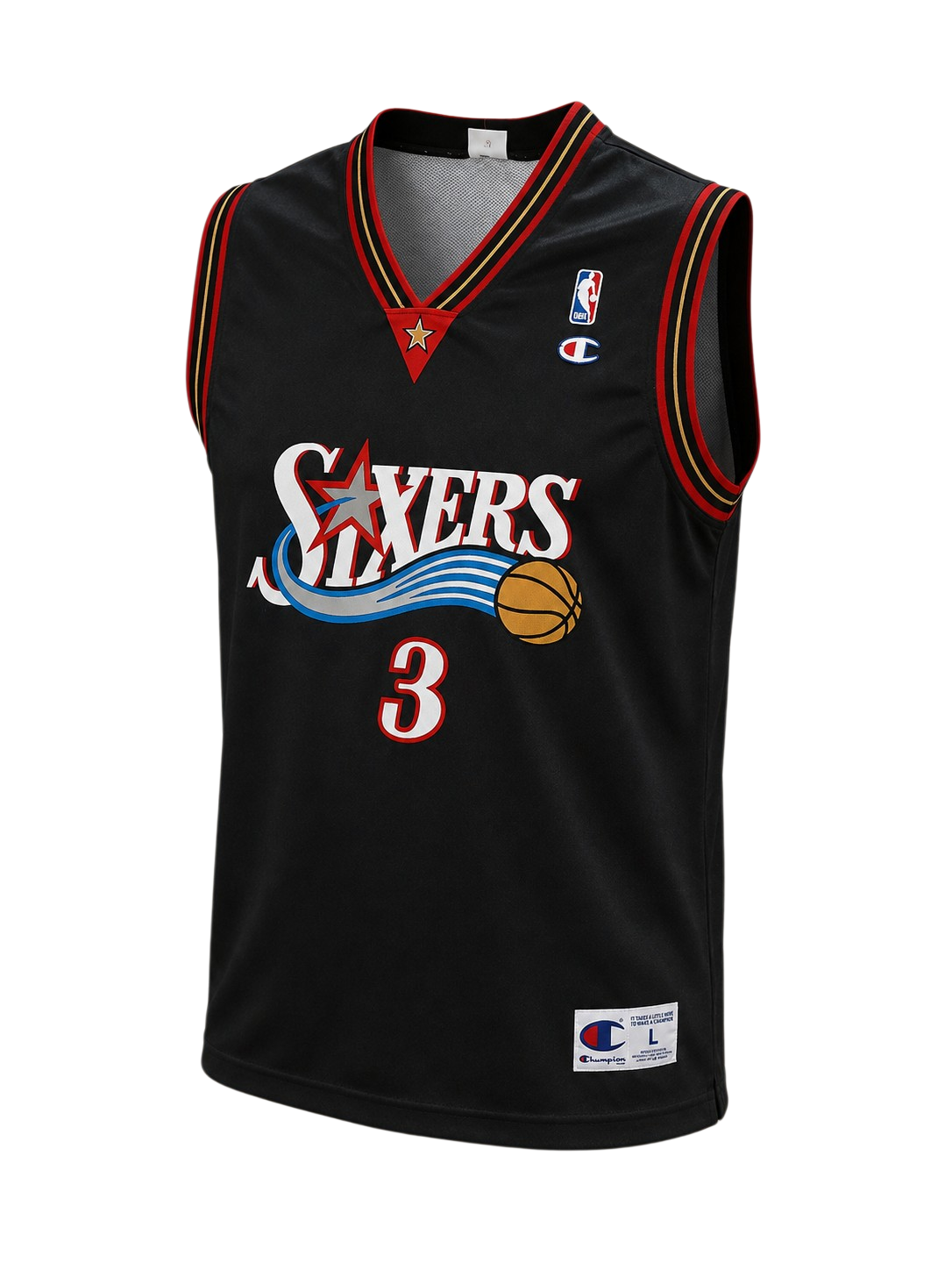 Allen Iverson Philadelphia 76ers Jersey Size Large
