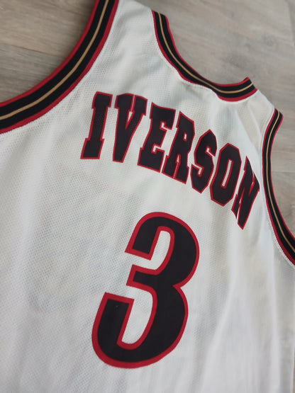 Allen Iverson Philadelphia 76ers Jersey Size Large