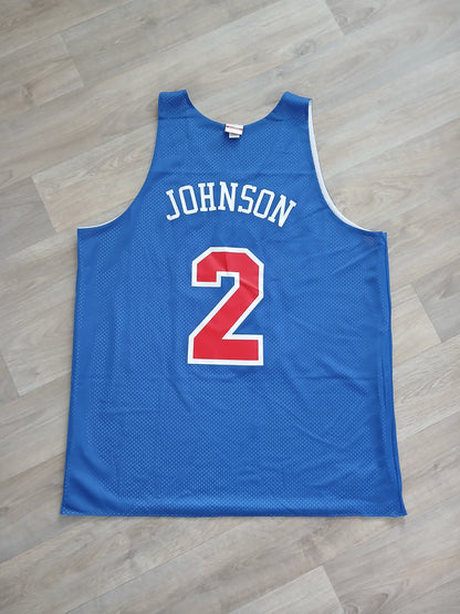 Larry Johnson Reversible Charlotte Hornets Jersey Size XL