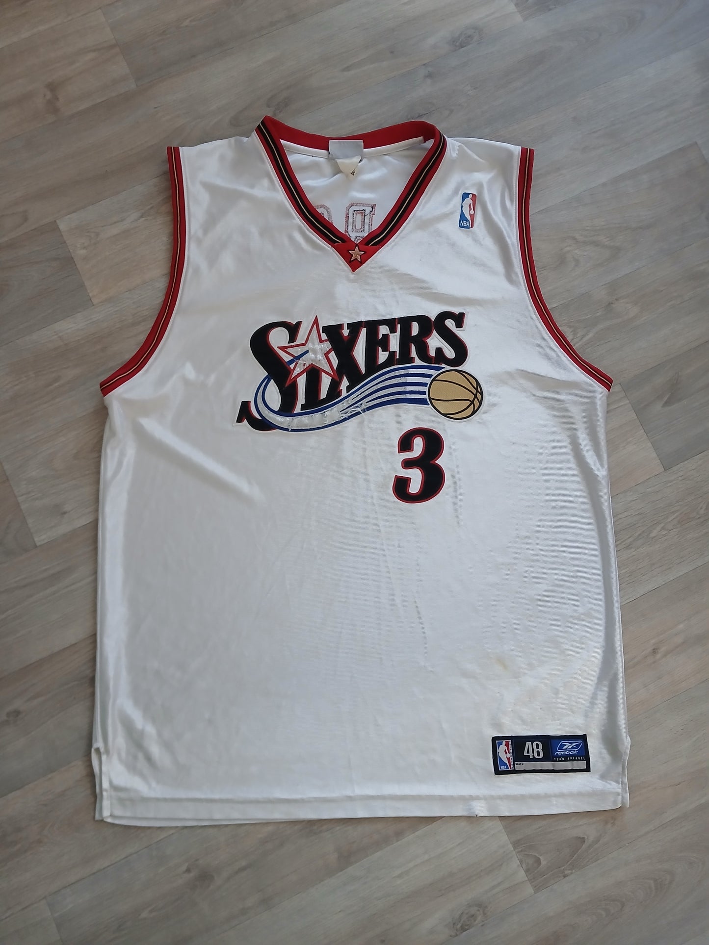 Allen Iverson Authentic Philadelphia 76ers Jersey Size XL