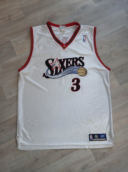 Allen Iverson Authentic Philadelphia 76ers Jersey Size XL