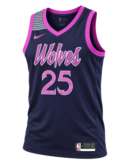 Derrick Rose Minnesota Timberwolves Jersey Size Large