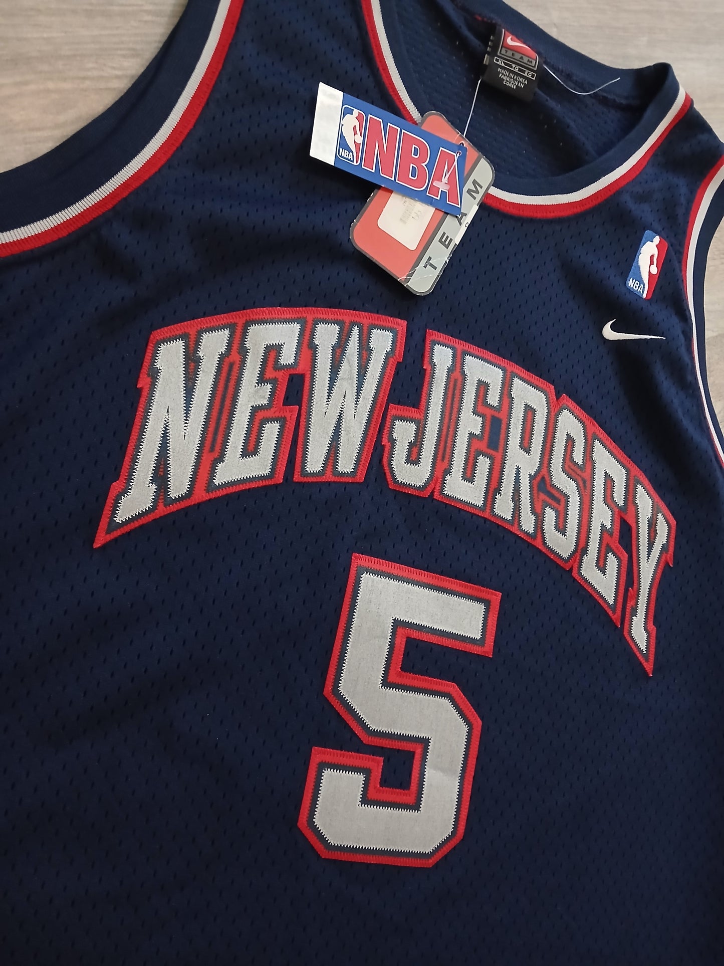 Jason Kidd New Jersey Nets Jersey Size XL