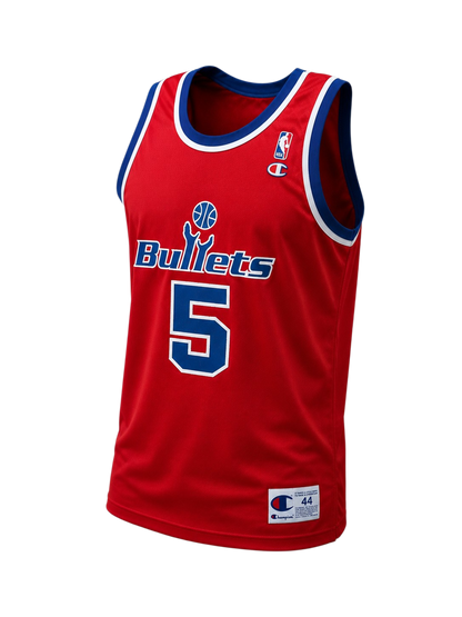 Juwan Howard Washington Bullets Jersey Size Large