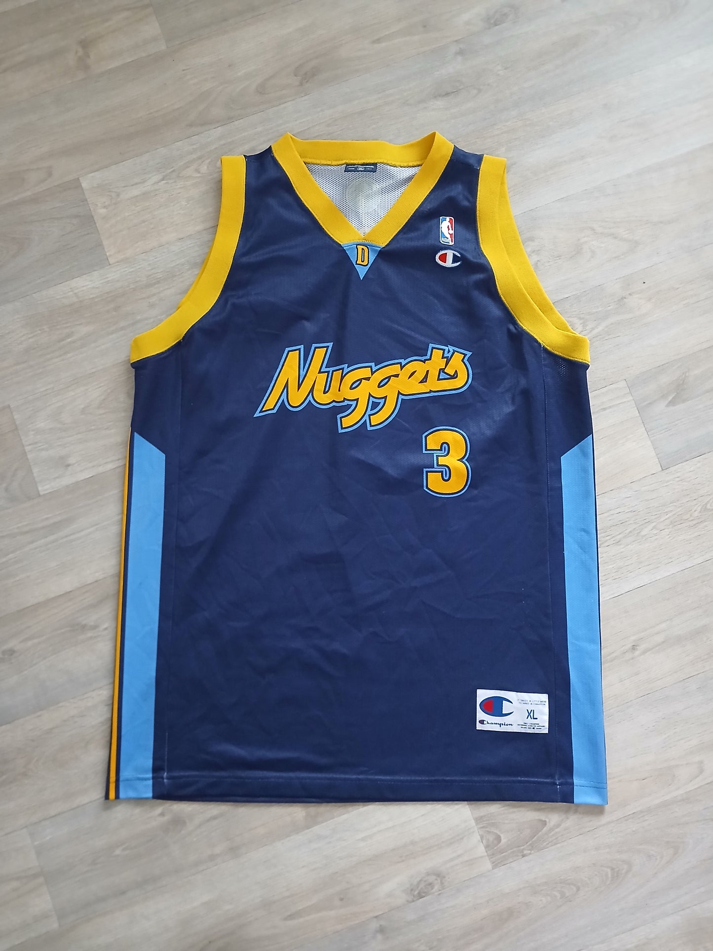 Allen Iverson Denver Nuggets Jersey Size XL