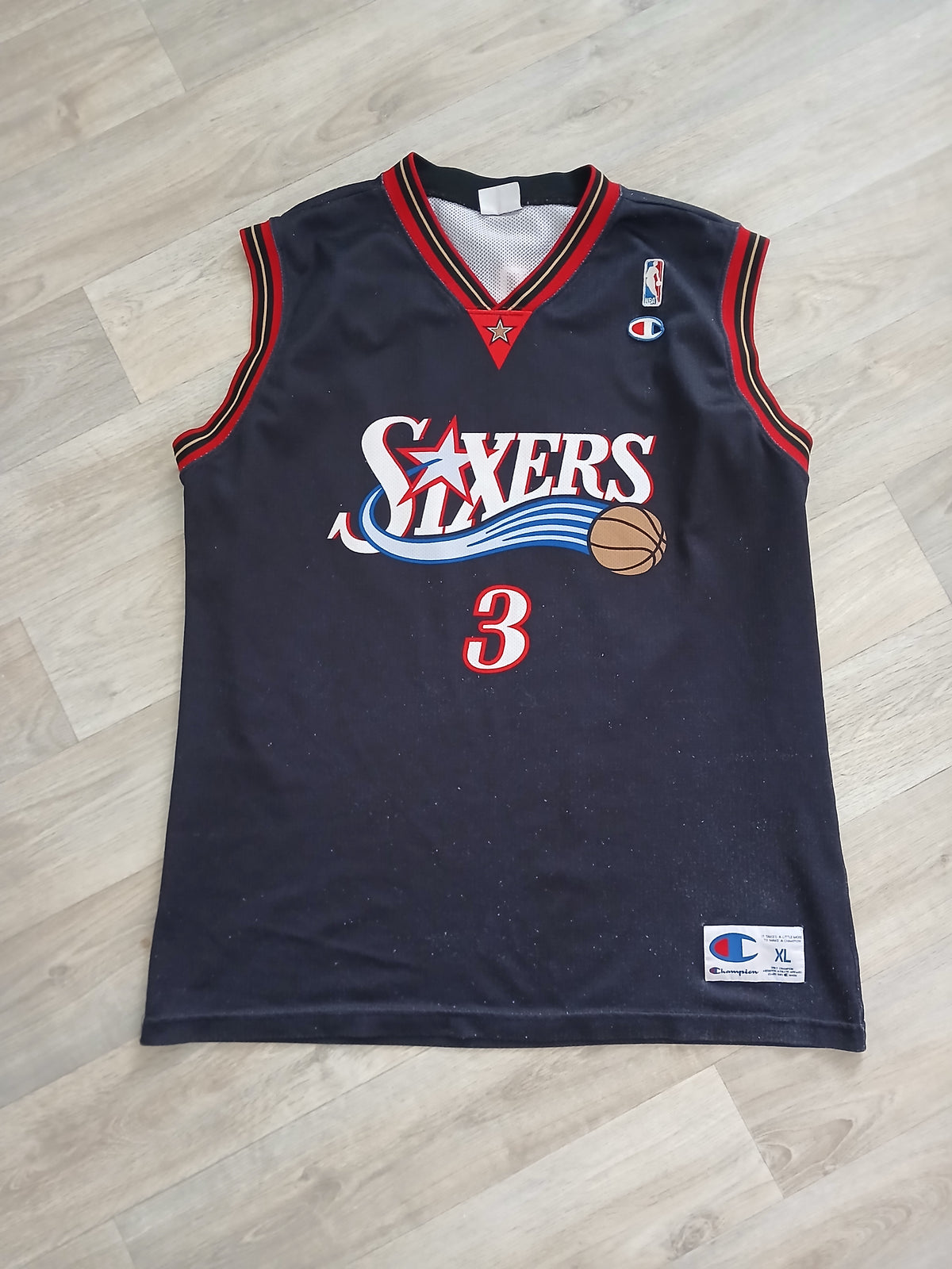 Allen Iverson Philadelphia 76ers Jersey Size XL