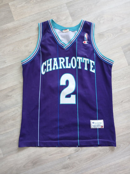 Larry Johnson Charlotte Hornets Jersey Size XL