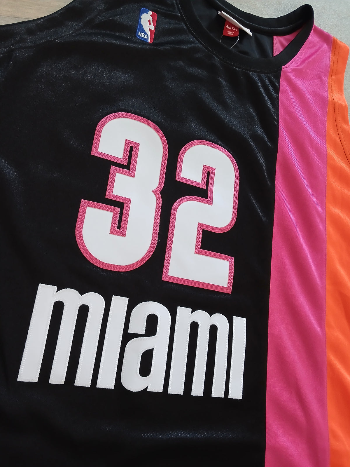 Shaquille O'Neal Authentic Miami Heat Jersey Size XL