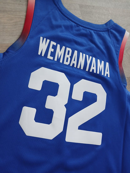 Victor Wenbanyama France Basketball Jersey