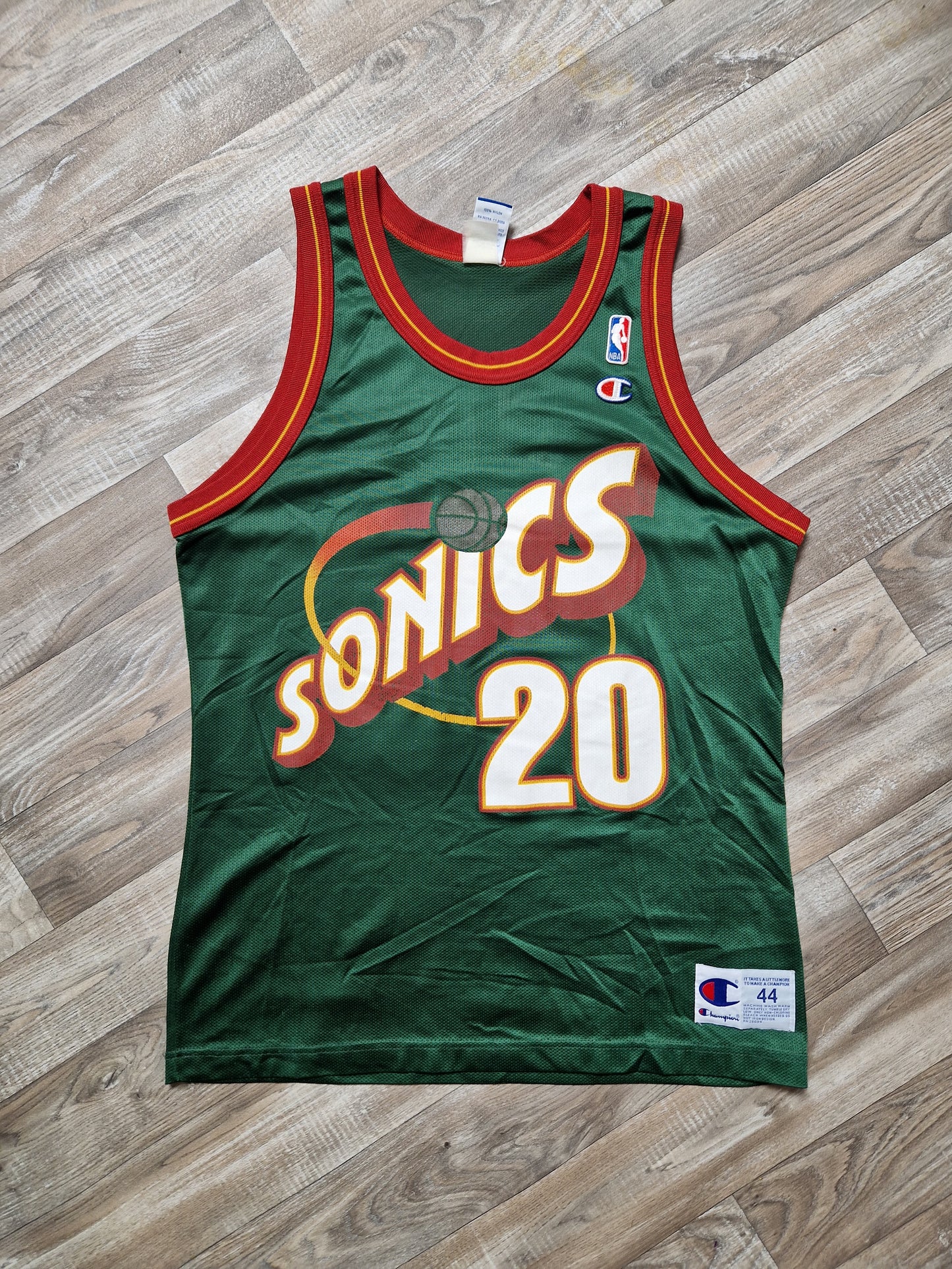 Gary Payton Seattle Supersonics Jersey Size Large