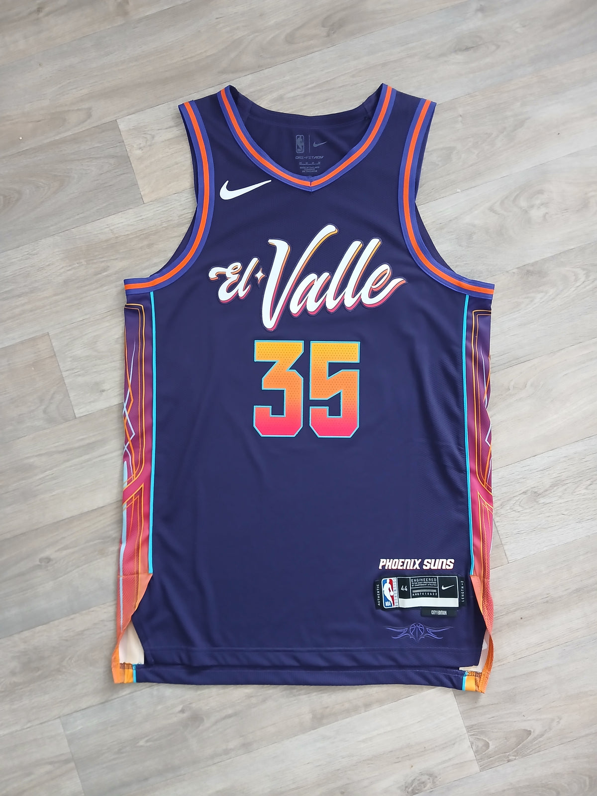 Kevin Durant Authentic Phoenix Suns Jersey Size Medium