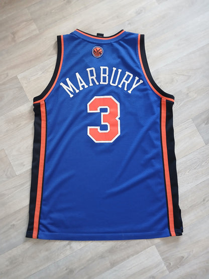 Stephon Marbury Authentic New York Knicks Jersey Size Large
