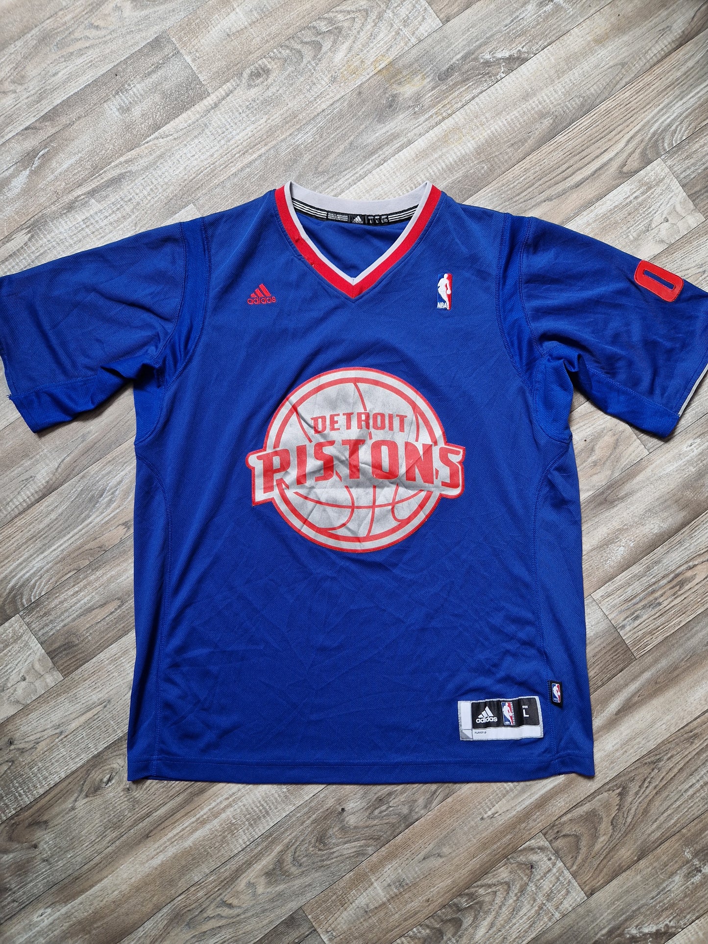 Andre Drummond Christmas Day Detroit Pistons Jersey Size Large