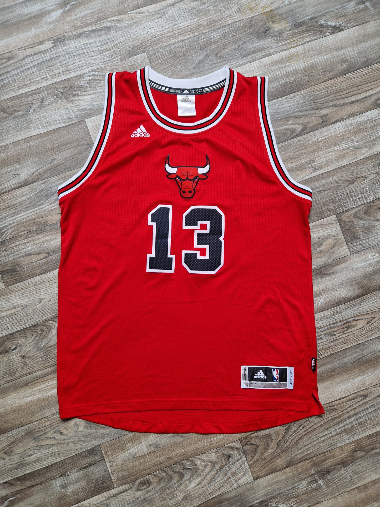 Joakim Noah Chicago Bulls Christmas Day Jersey Size Large