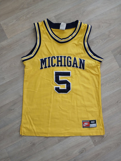Jalen Rose Authentic Michigan Wolverines Jersey Size Medium