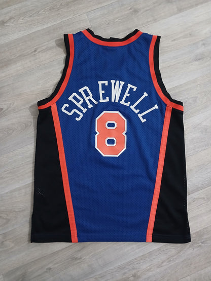 Latrell Sprewell New York Knicks Jersey Size Medium