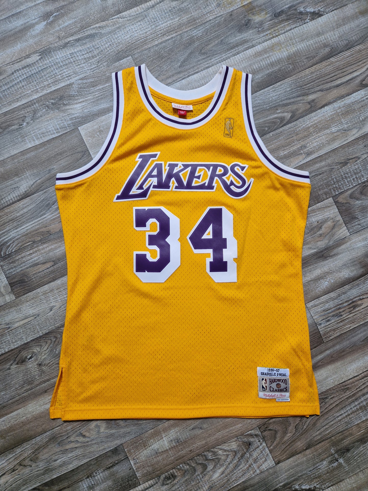 Shaquille O'Neal First Generation Los Angeles Lakers Jersey Size Large